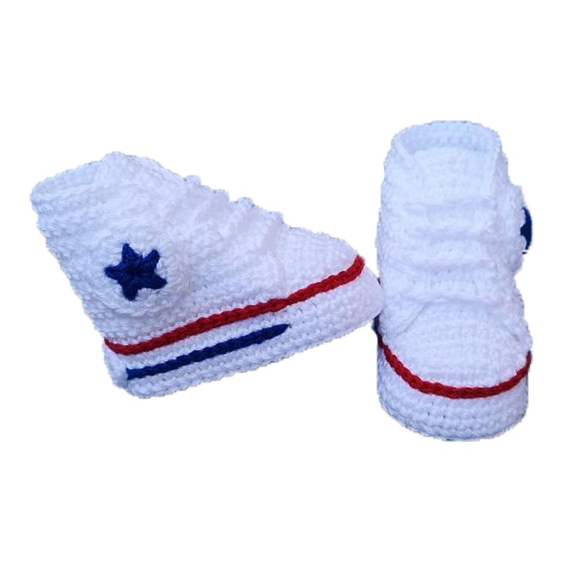 Converse Crochet Baby Shoes