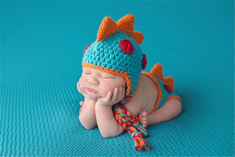 crochet dinosaur hat