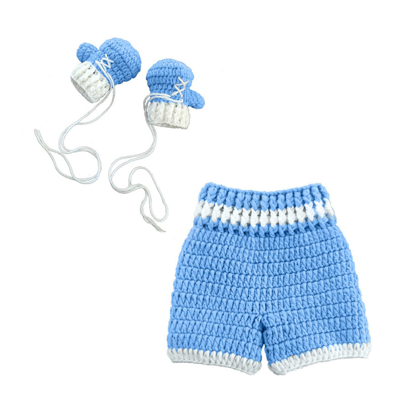 Baby Crochet Boxing Outfit