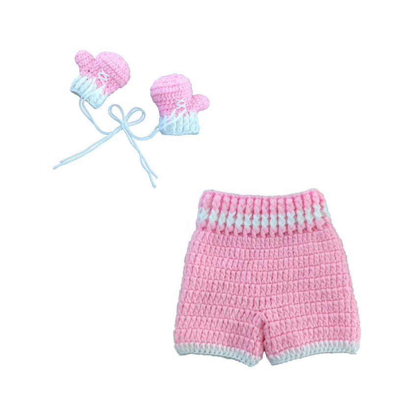Pink Boxing Baby Crochet