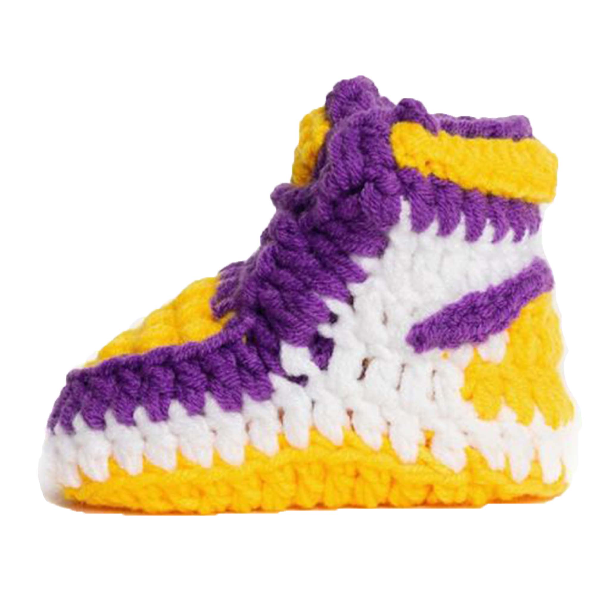Retro LA Crochet Baby Shoes